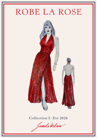 Affiches croquis de mode