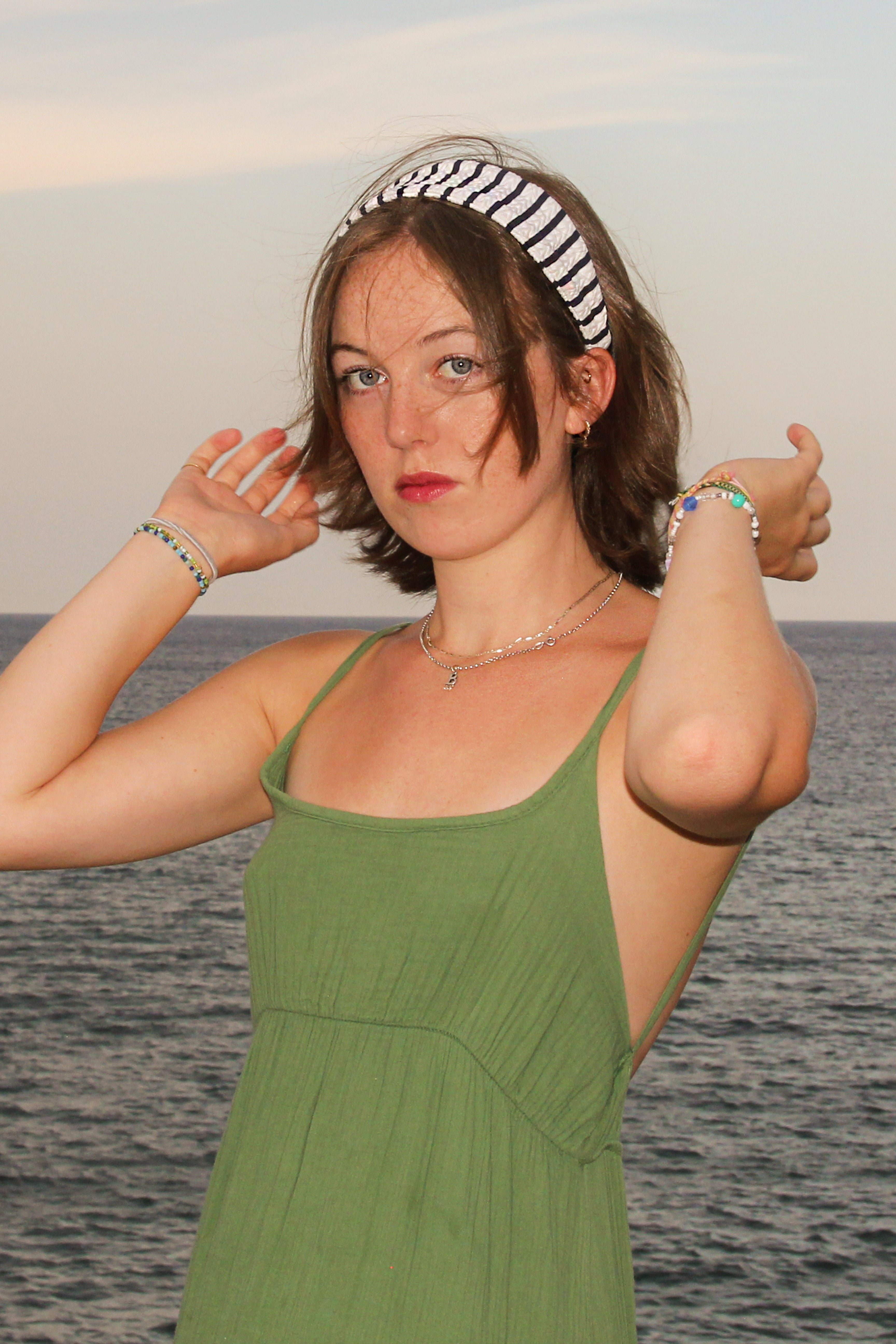 Bandeau Bardot Rayé