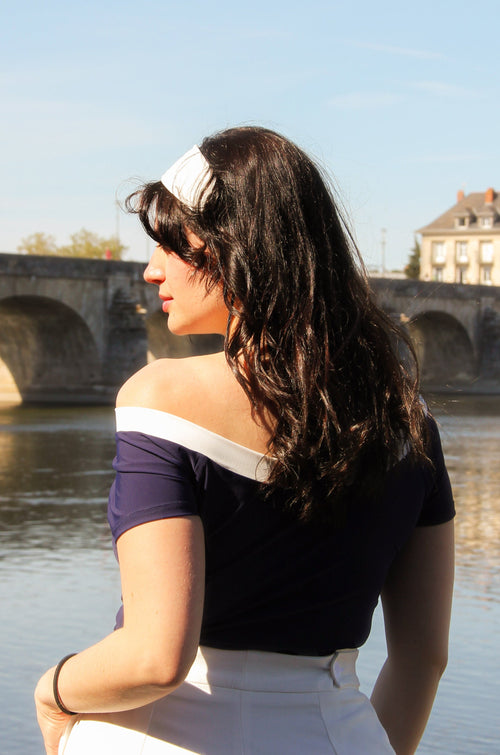 Bandeau Bardot Réversible